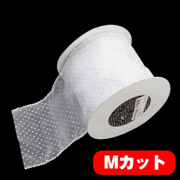ドットグリッド シルバー 15cm Mカット