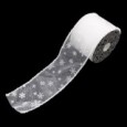 スノーフレーク ホワイト/ホワイト 巾10cm 9M巻