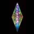ホログラムクリスタル8フェース　レインボー