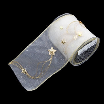 スターチェーン アイボリー 巾12.5cm 10M巻
