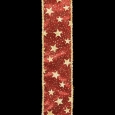 ラメスター レッド 巾7.5cm 18M巻