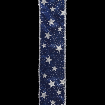 ラメスター ブルー 巾7.5cm 18M巻