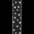 ラメスター ブラック 巾7.5cm 18M巻