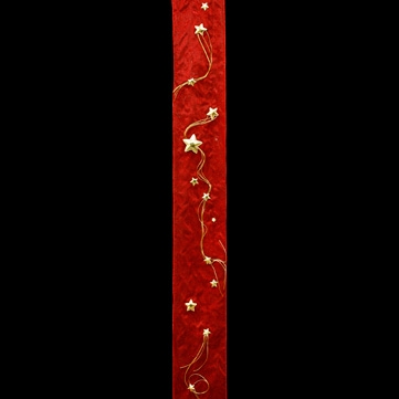 スターチェーン レッド 巾12.5cm 10M巻