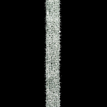シャギー シルバー 巾6cm 18M巻