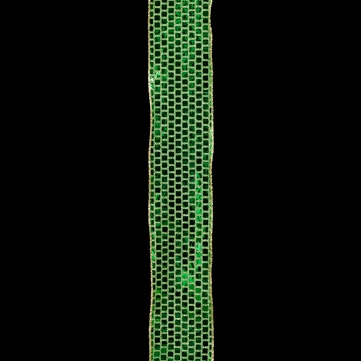 アリゲーター グリーン 巾7.5cm　18M巻
