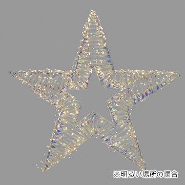ホログラムリボンスター